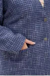 Пиджак Your Size 2267/170 Синий с добавлением бежевых нитей