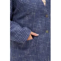 Пиджак Your Size 2267/170 Синий с добавлением бежевых нитей