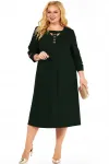 Платье Милора-Стиль 1408 зеленый
