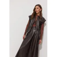 Жилет Люше 4282 темный шоколад