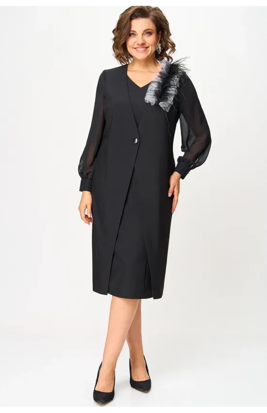 Платье Anastasia Mak 1274 чёрный Платье Anastasia Mak 1274 чёрный
