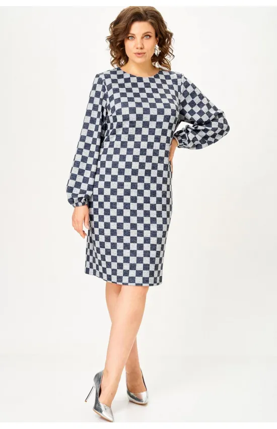 Платье Svetlana Style 2301 шахматная клетка