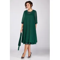 Платье Algranda 3814-B изумрудный