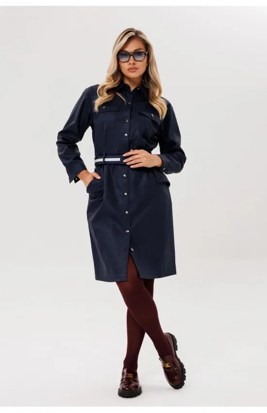 Платье Anelli 1656 синий Платье Anelli 1656 синий