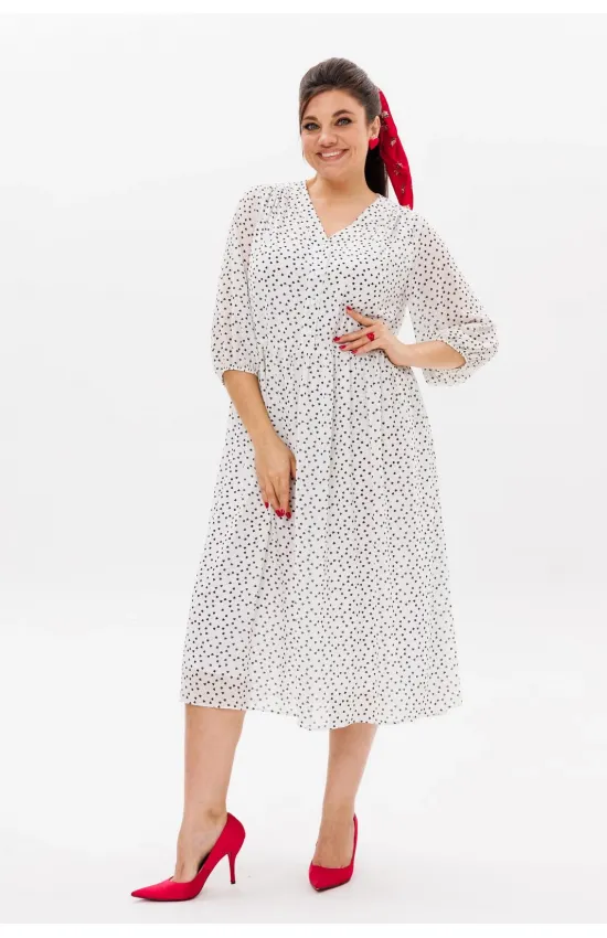 Платье Anelli 1460 белый ангел