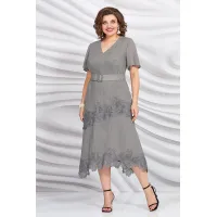 Платье Mira Fashion 5426 серый