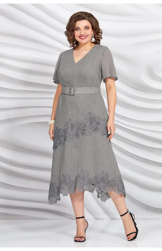 Платье Mira Fashion 5426 серый