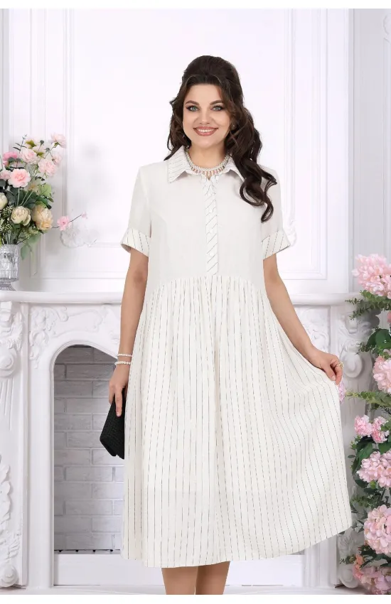 Платье Ninele 7536 Молочный