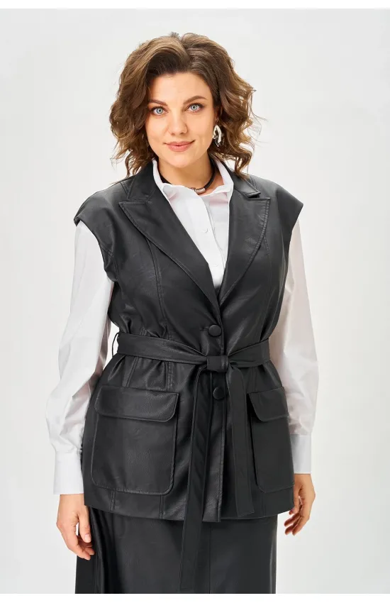 Жилет Anastasia Mak 1323 чёрный