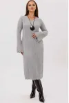 Платье Mislana 1239 серый Платье Mislana 1239 серый