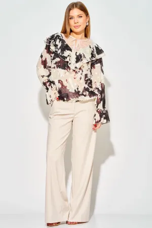 Брюки Laikony L-942-2 слоновая кость