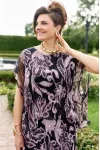 Платье Vittoria Queen 26493 черно-фиолетовый