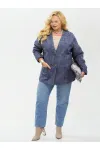 Пиджак Your Size 2267/164 Синий с добавлением бежевых нитей