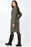Платье Мишель Стиль 1331 хаки Платье Мишель Стиль 1331 хаки