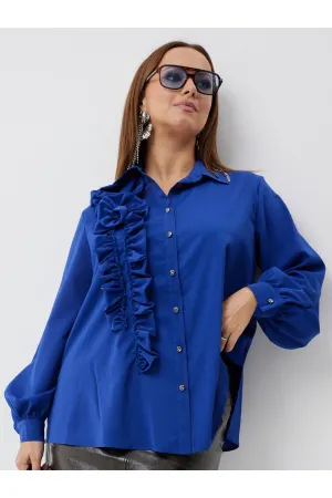 Блузка Condra Deluxe 16300 васильковый