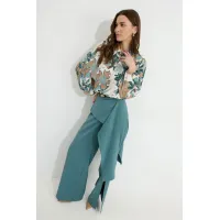 Брюки Люше 4304 бирюза