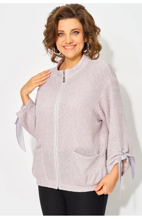 Кофта Лилиана 1493 жемчужный