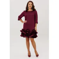 Платье Мублиз 291 бордо Платье Мублиз 291 бордо