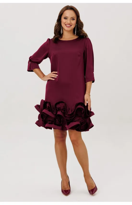 Платье Мублиз 291 бордо