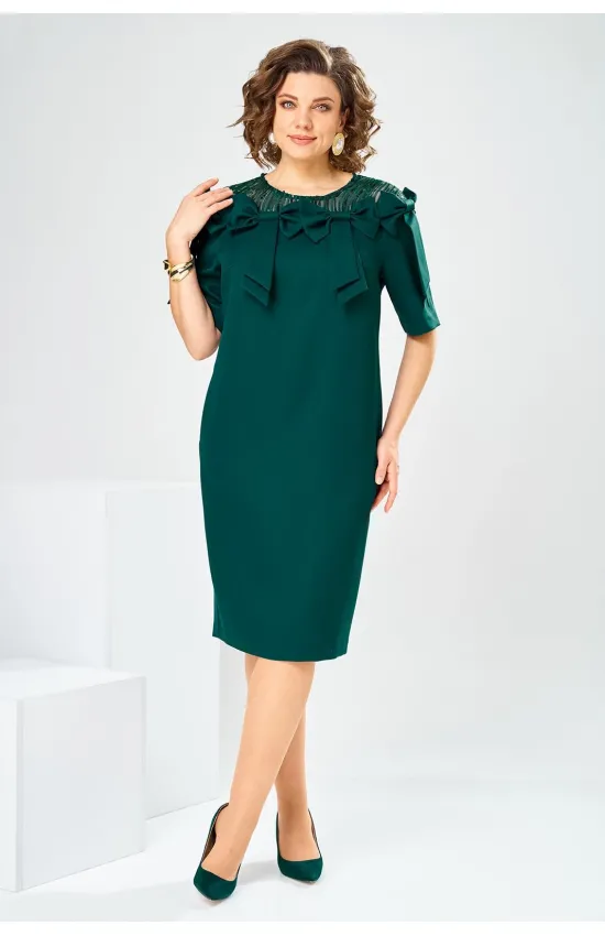 Платье Romanovich 1-2899 изумрудный