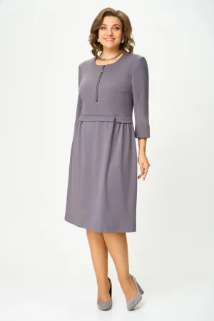 Платье Орхидея Люкс 1619 Перламутрово-ежевичный