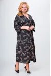 Платье Anelli 1153 чёрный с розовым Платье Anelli 1153 чёрный с розовым