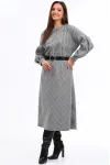 Платье Axxa 55227 серый Платье Axxa 55227 серый