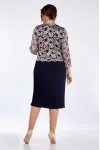 Платье Lady Style Classic 1515/5 Темно-синий с розовым Платье Lady Style Classic 1515/5 Темно-синий с розовым