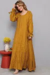 Платье Амулет 9907 горчица 170