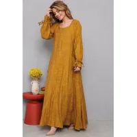 Платье Амулет 9907 горчица 170