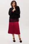 Юбка Anelli 1510 гранатовая патока»