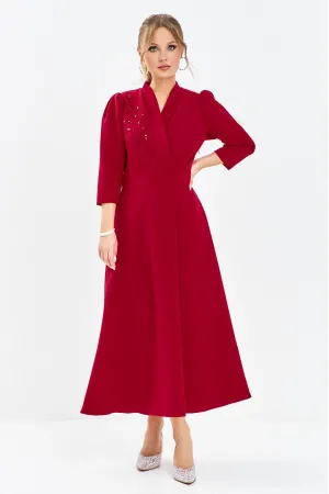 Платье Euromoda 634 красный