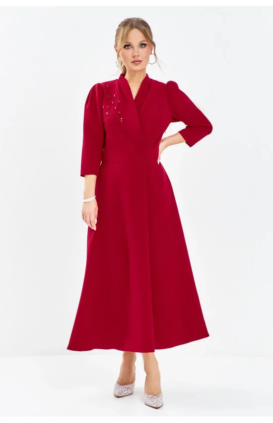 Платье Euromoda 634 красный