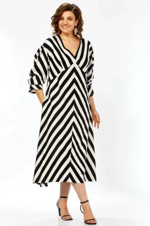 Платье Celentano 5084 полоска