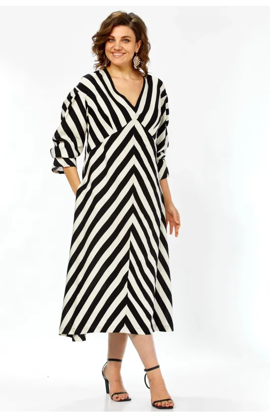 Платье Celentano 5084 полоска