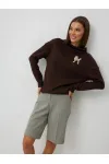 Кофта Kaloris 2243 коричневый