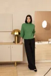 Кофта Romgil тз943ш зеленый лист