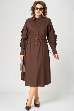 Платье Eva Grant 7223 шоколад
