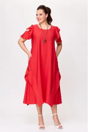 Платье Кокетка И К 1143 красный