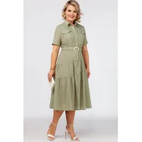 Платье Mira Fashion 5549-5 хаки