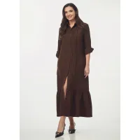 Платье Your Size 2274/170 Шоколадно-коричневый
