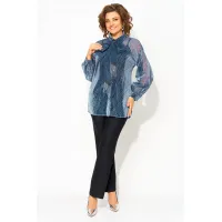 Блузка Лилиана 1496 синий
