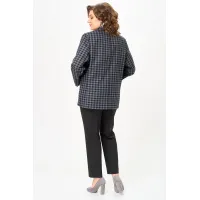 Пиджак Rishelie 1014 серый+клетка