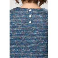 Платье Romanovich 1-2639 синий меланж