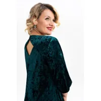 Платье Algranda 4116-4 Черный,Изумруд