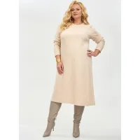 Платье Your Size 2262/164 Бежевый