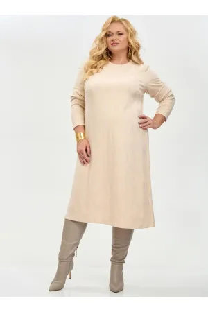 Платье Your Size 2262/164 Бежевый