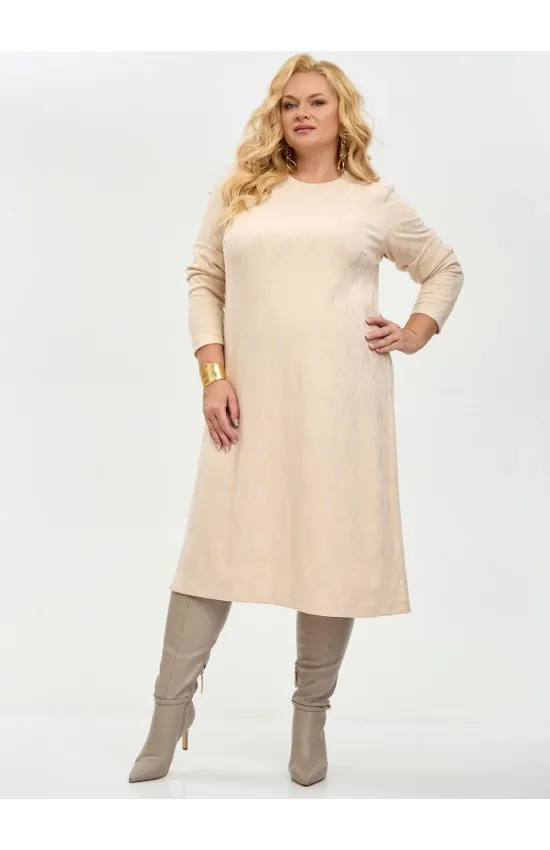 Платье Your Size 2262/164 Бежевый