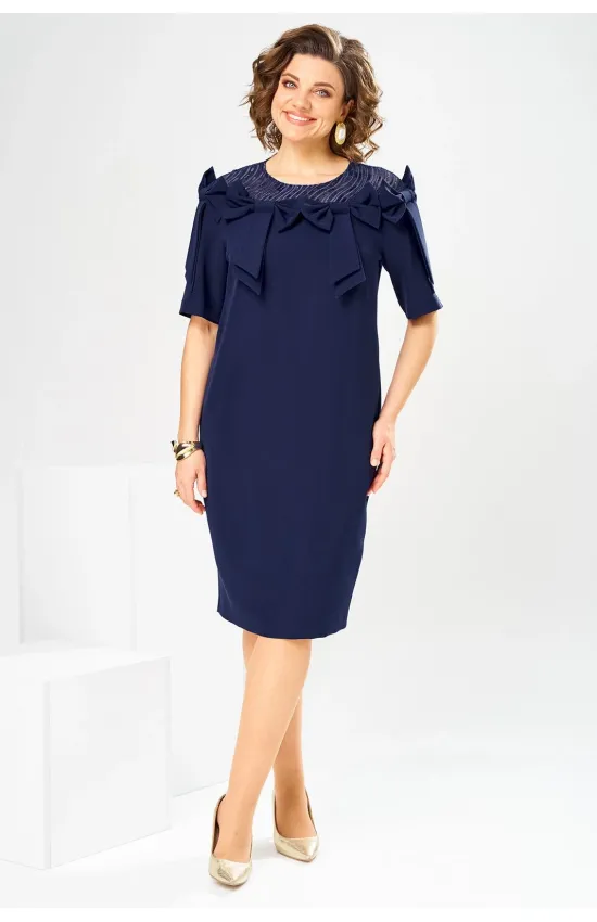 Платье Romanovich 1-2899 синий пайетки