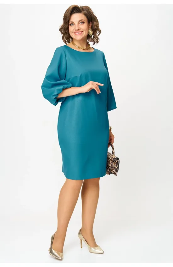 Платье Карина Делюкс М-1386 бирюзовый